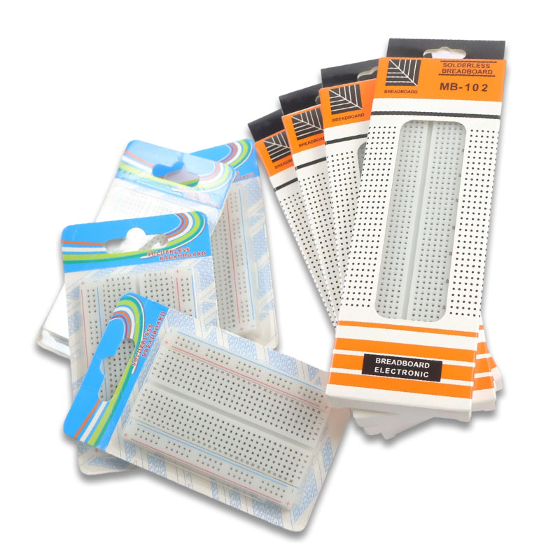 Breadboard 400 Point - 4/3/2PCS MB-102 Placa de Pruebas 400