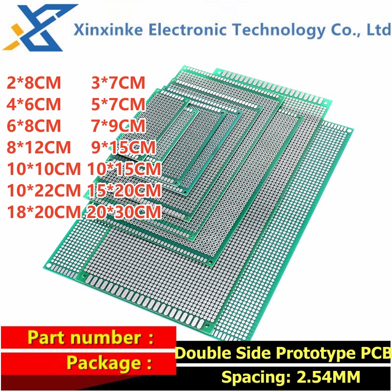 Pcb Prototyping Board - 5 uds 2,54 MM 7*9CM 3cm