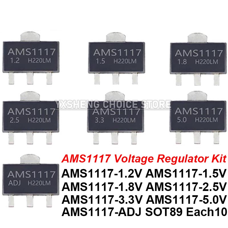 Ams1117 Module - 70 Uds = 7 tipos *