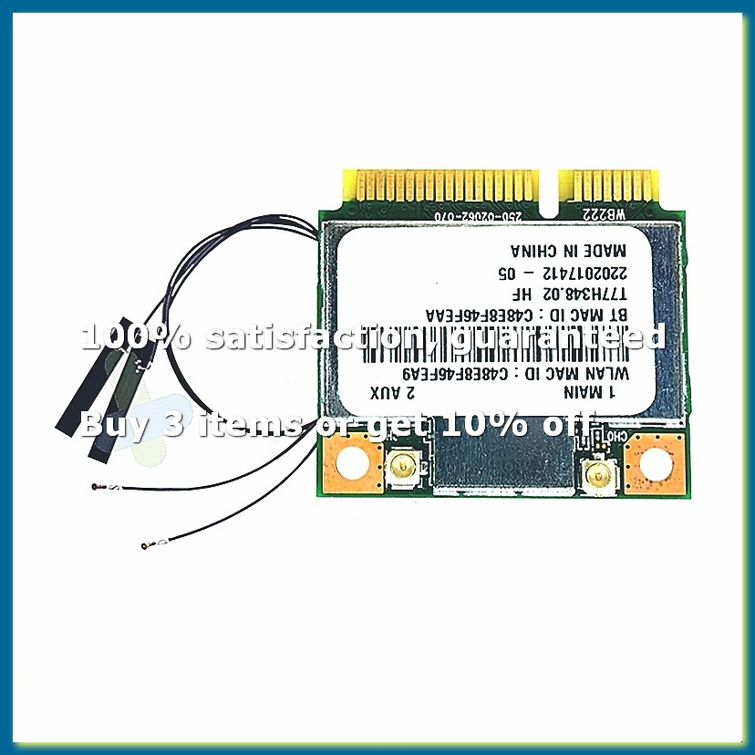 Antenna 2.4Ghz - Tarjeta WiFi AR5B22 AR9462 + antenas
