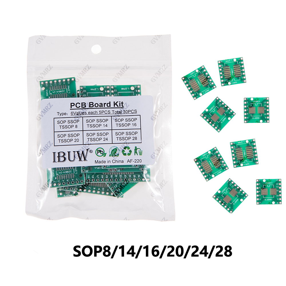 Pcb Prototyping Board - Kit de 30 Placas Adaptadoras PCB