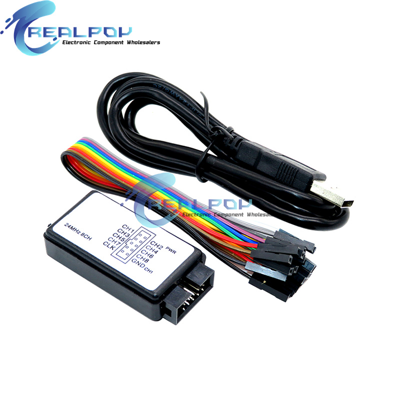Analizador lógico USB 24MHz 8  - Breadboard 400 Point reseña y precio