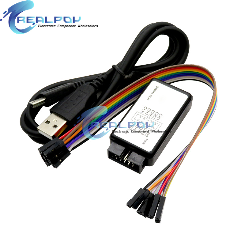 Analizador lógico USB 24MHz 8  - Breadboard 400 Point reseña y precio