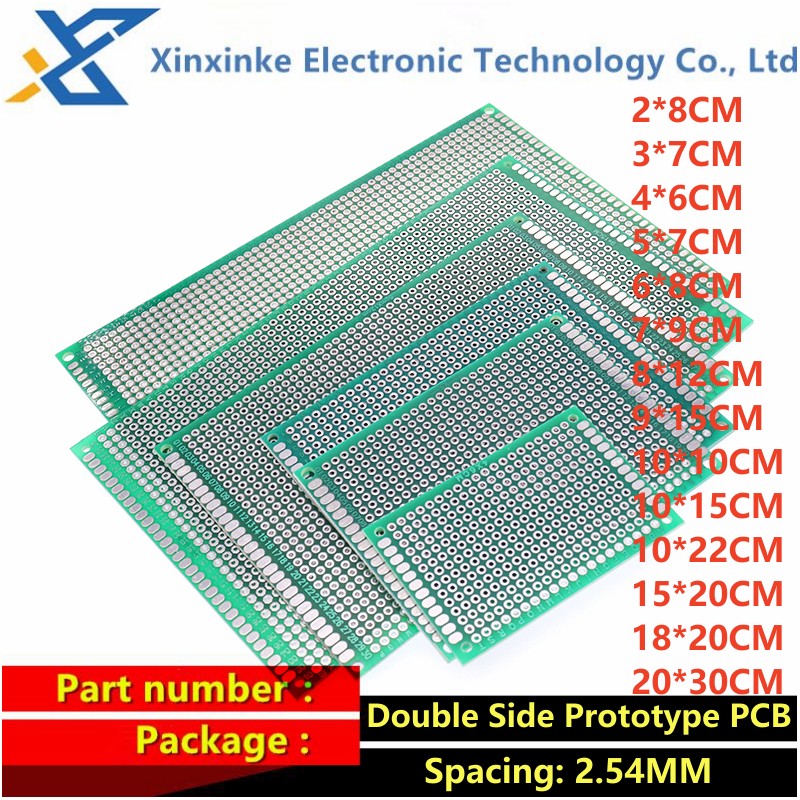 5 uds 2,54 MM 7*9CM 3cm * 7cm  - Pcb Prototyping Board reseña y precio