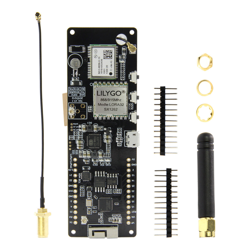 LILYGO T-BEAM V1.2 ESP32 LoRa  - Esp32 Battery Holder Lipo reseña y precio