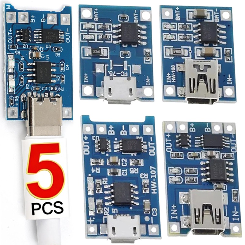 Módulo Cargador de Batería de  - Tp4056 Module reseña y precio