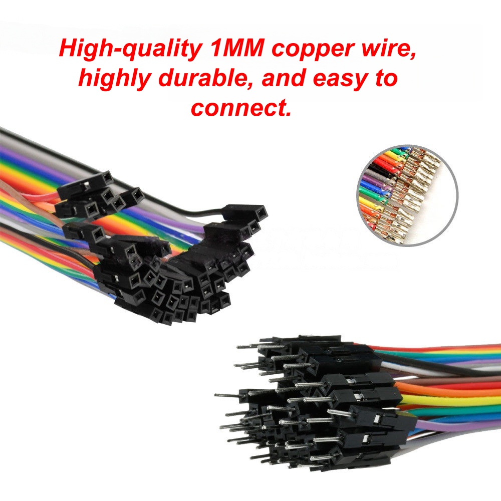 Cable Jumper Dupont de 40 pine - Jumper Wire Kit reseña y precio