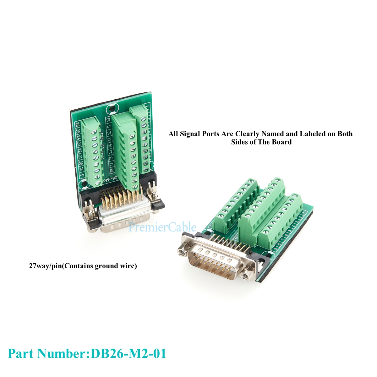 Módulo de señal DB26 macho a b - Screw Terminal Block reseña y precio