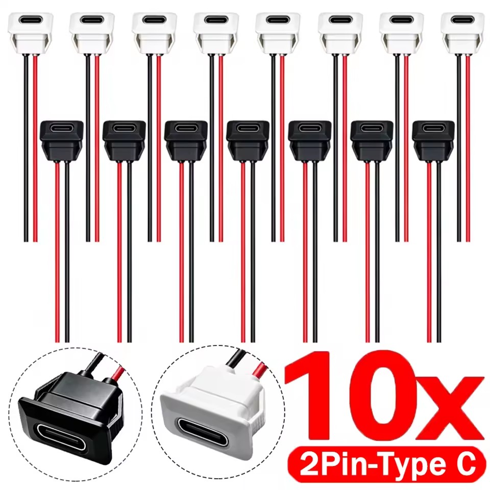 Conector hembra tipo C, enchuf - Usb C Cable reseña y precio
