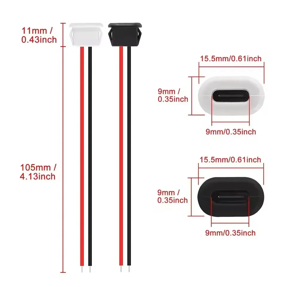 Conector hembra tipo C, enchuf - Usb C Cable reseña y precio