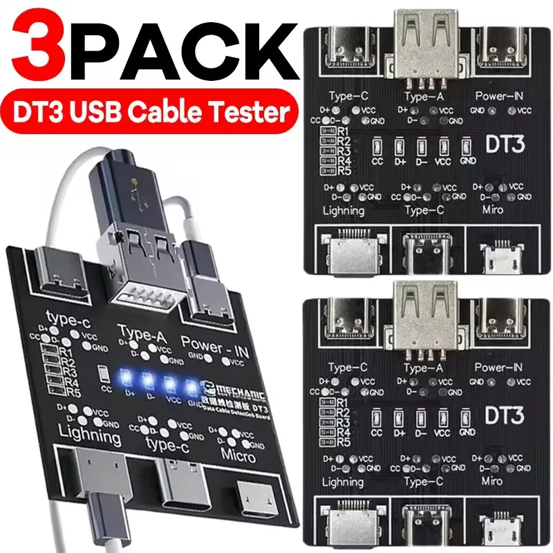 1-3 unidades de placa de detec - Micro Usb Cable reseña y precio