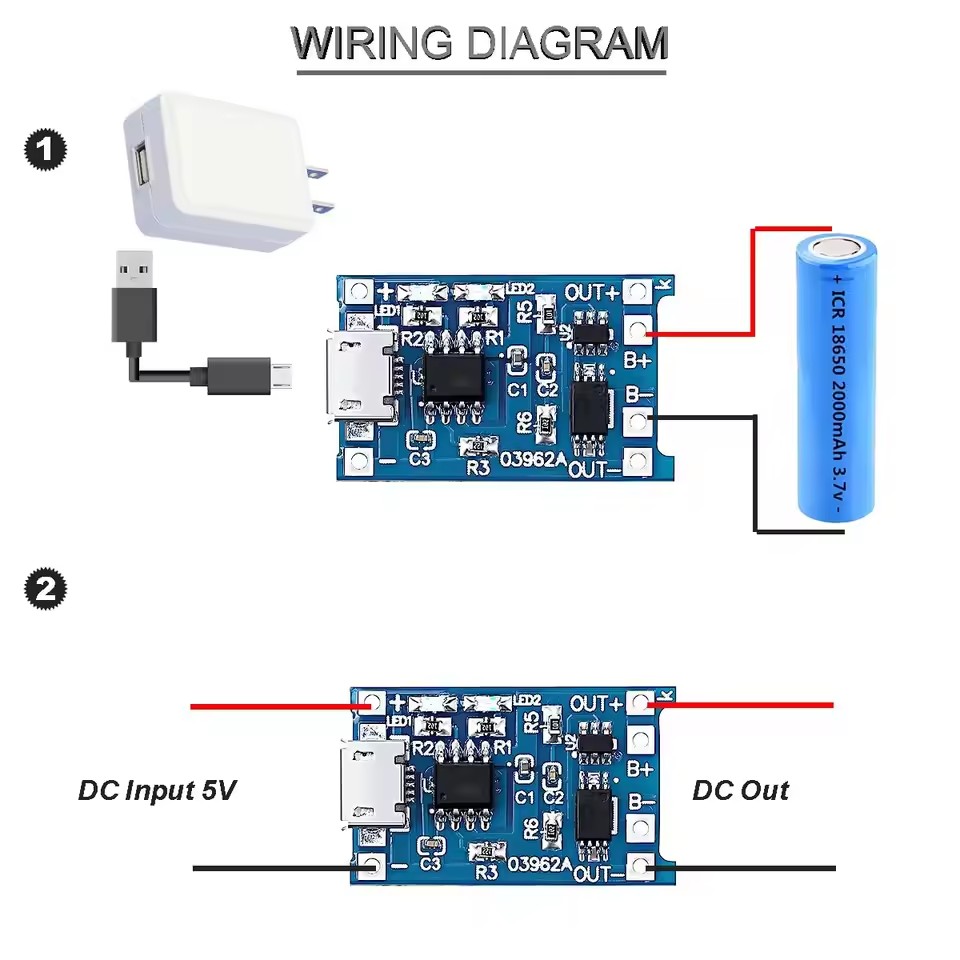 Módulos de carga USB tipo C TP - Tp4056 Module reseña y precio