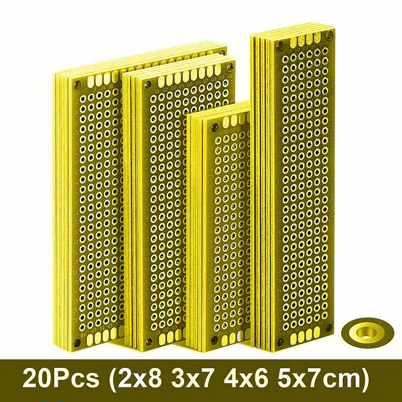 20 unids/lote PCB prototipo pl - Perfboard reseña y precio